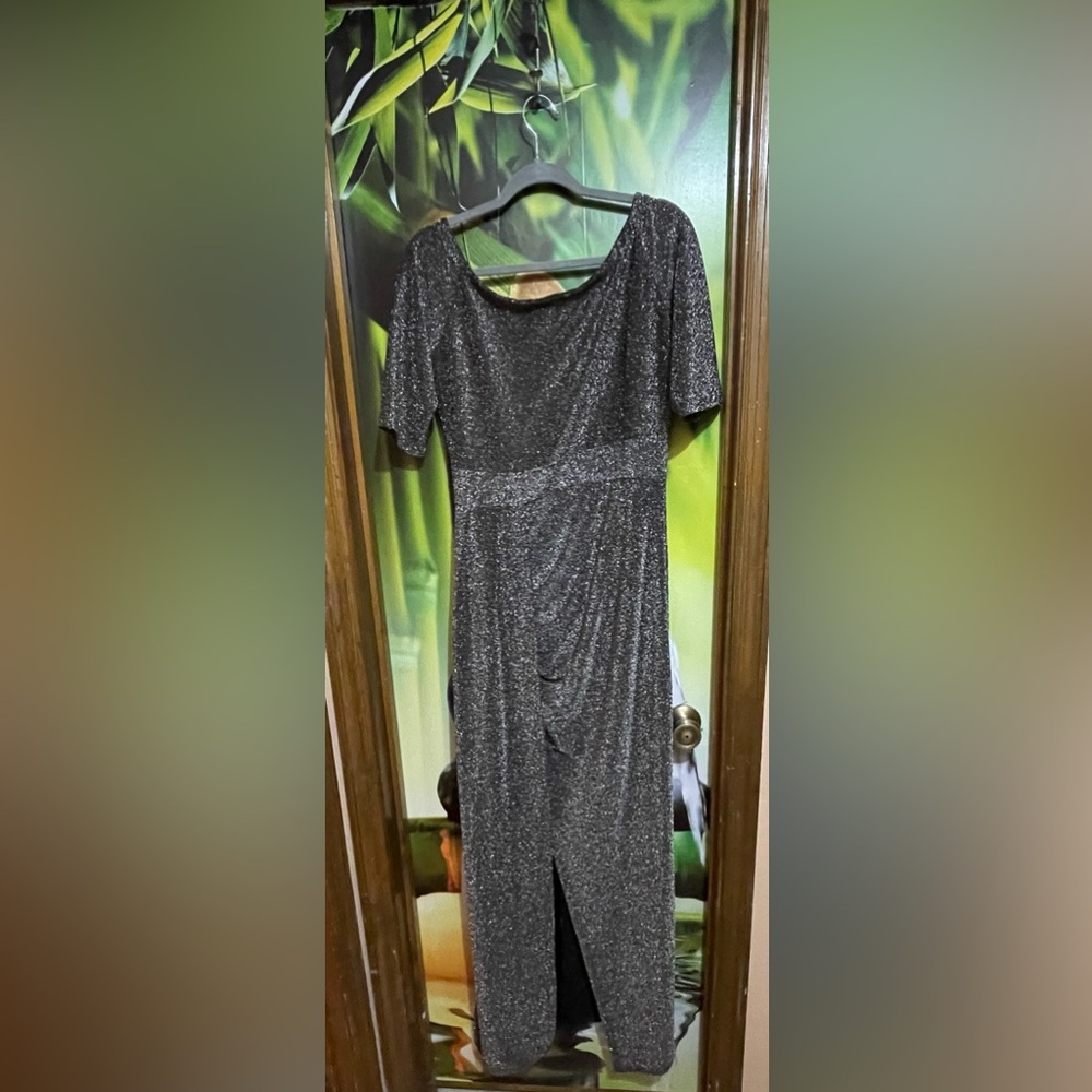 Elegant shimmer  Gray Women's Dress